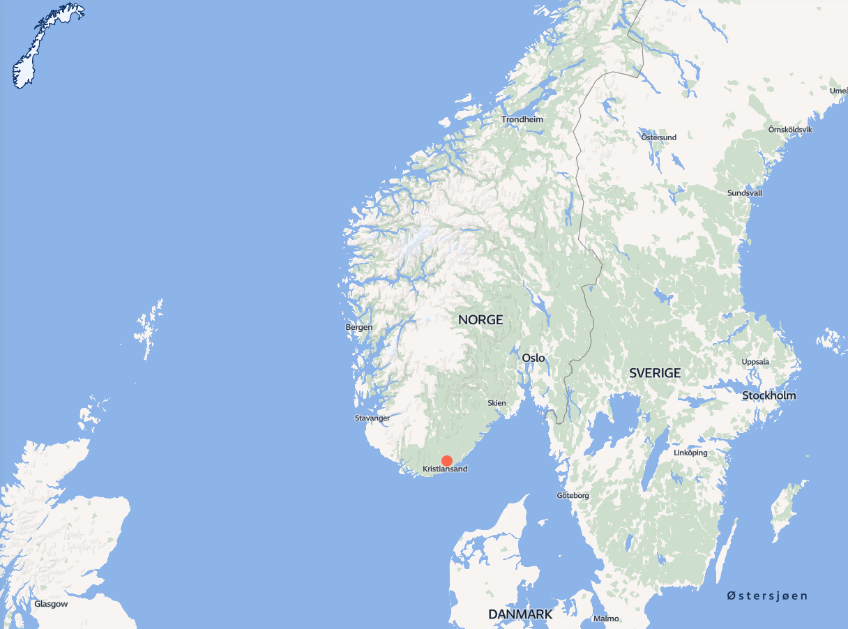 Map of norway